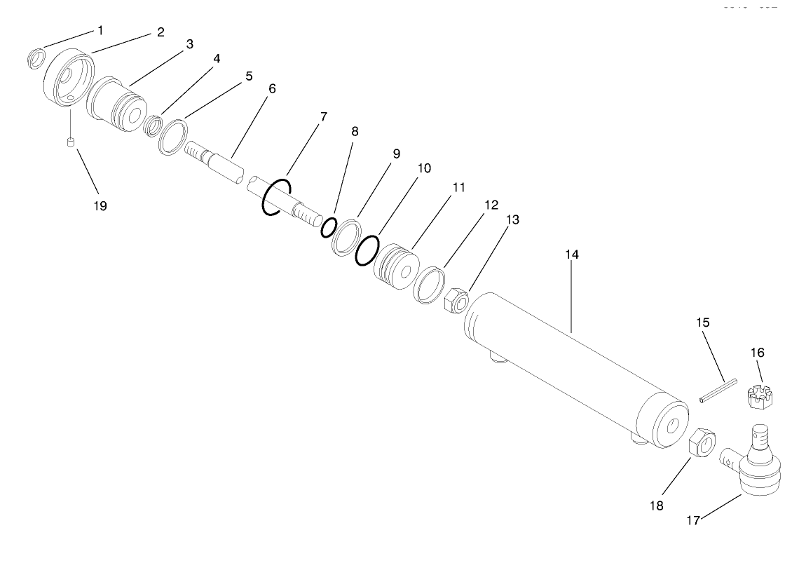 Steering Cylinder Assembly No. 93-5502