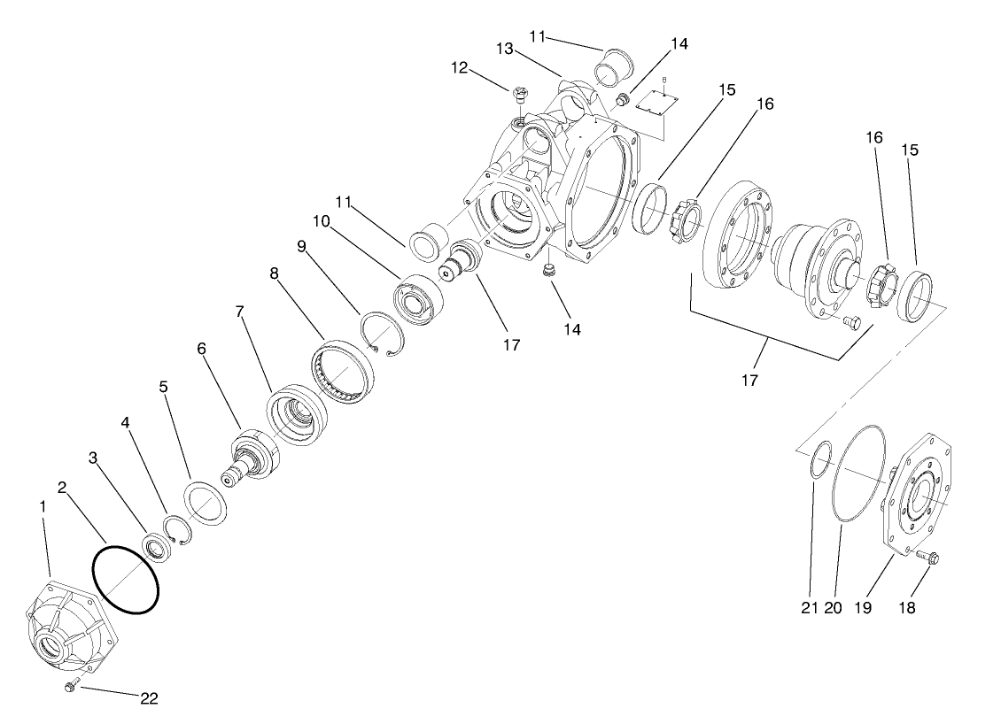 4wd Axle-Housing Assembly
