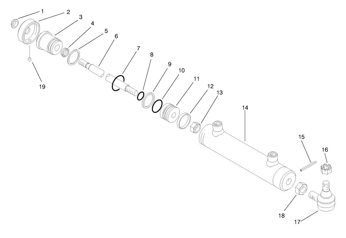 Steering Cylinder Assembly No. 93-5962