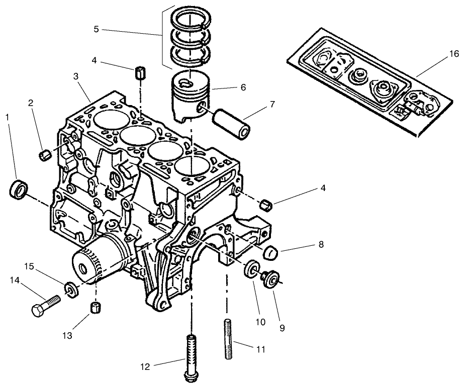 Cylinder Block Assembly