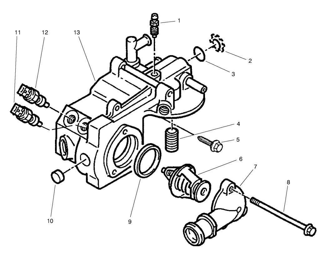Coolant Outlet Box Assembly