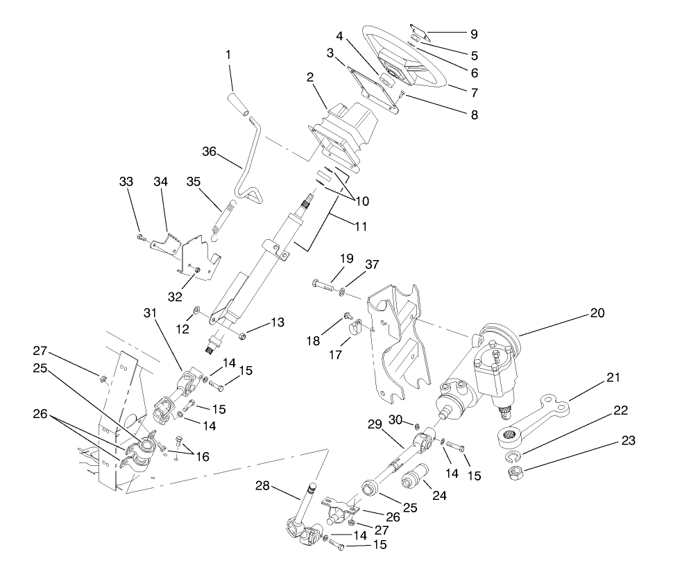Steering Linkage Assembly