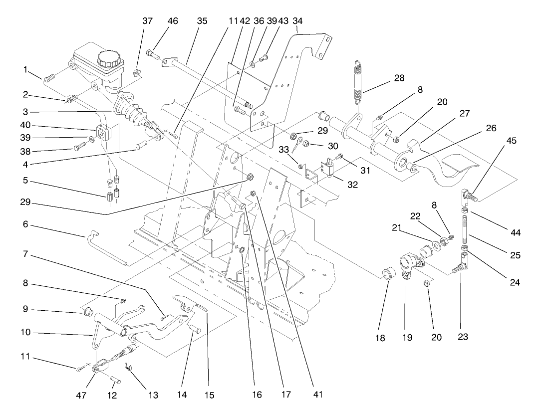 Brake & Accelerator Pedal Assembly