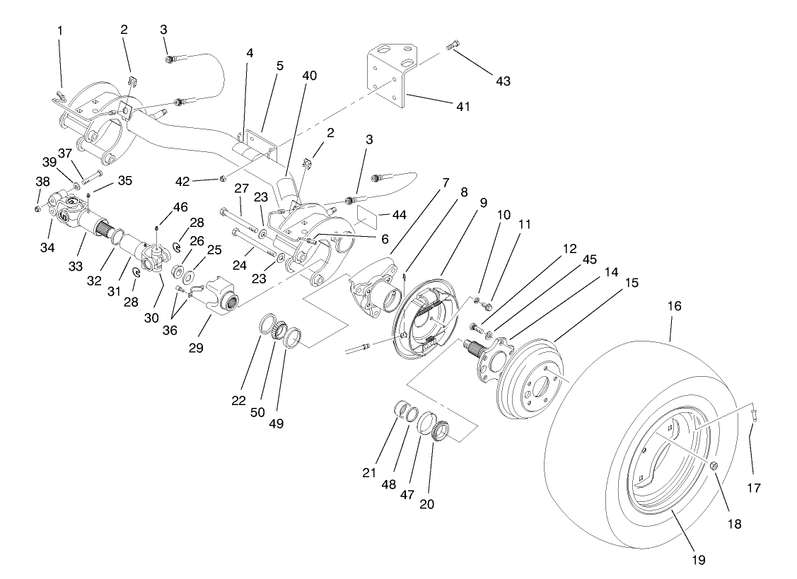 Rear Axle Assembly