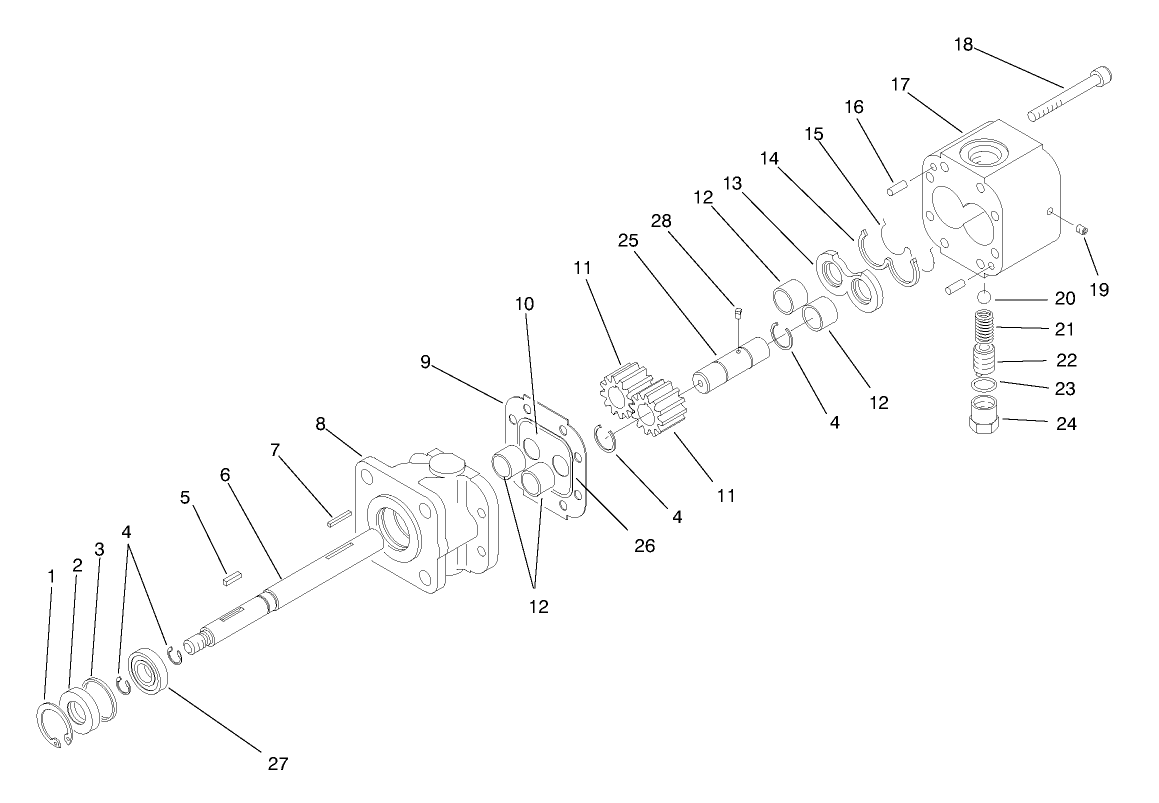 Hydraulic Pump Assembly No. 87-5700