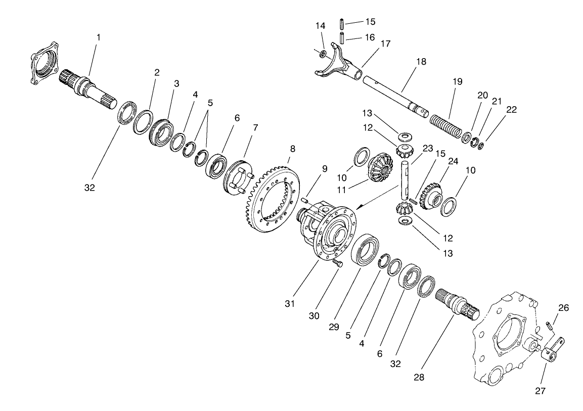 Differential Gear Assembly