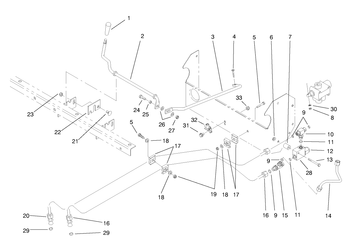 Lift Valve Linkage Assembly