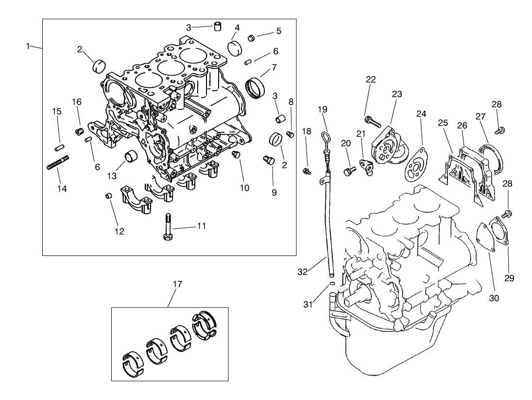 Cylinder Block Assembly