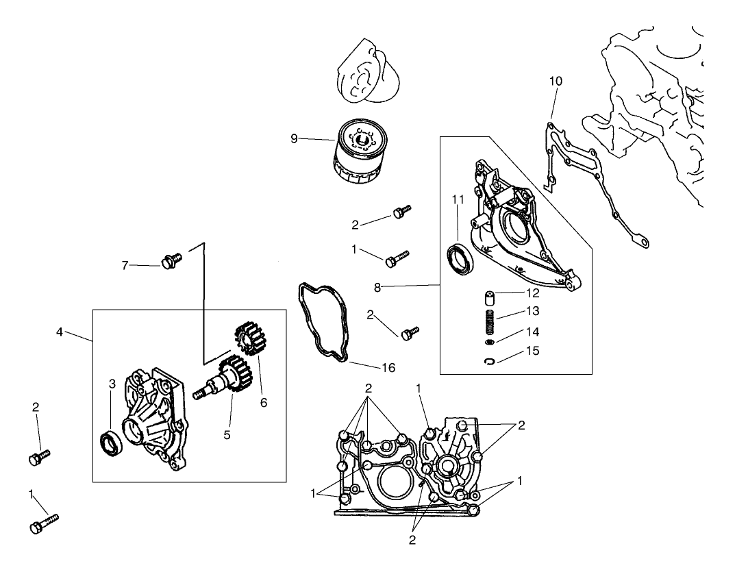 Oil Pump & Filter Assembly