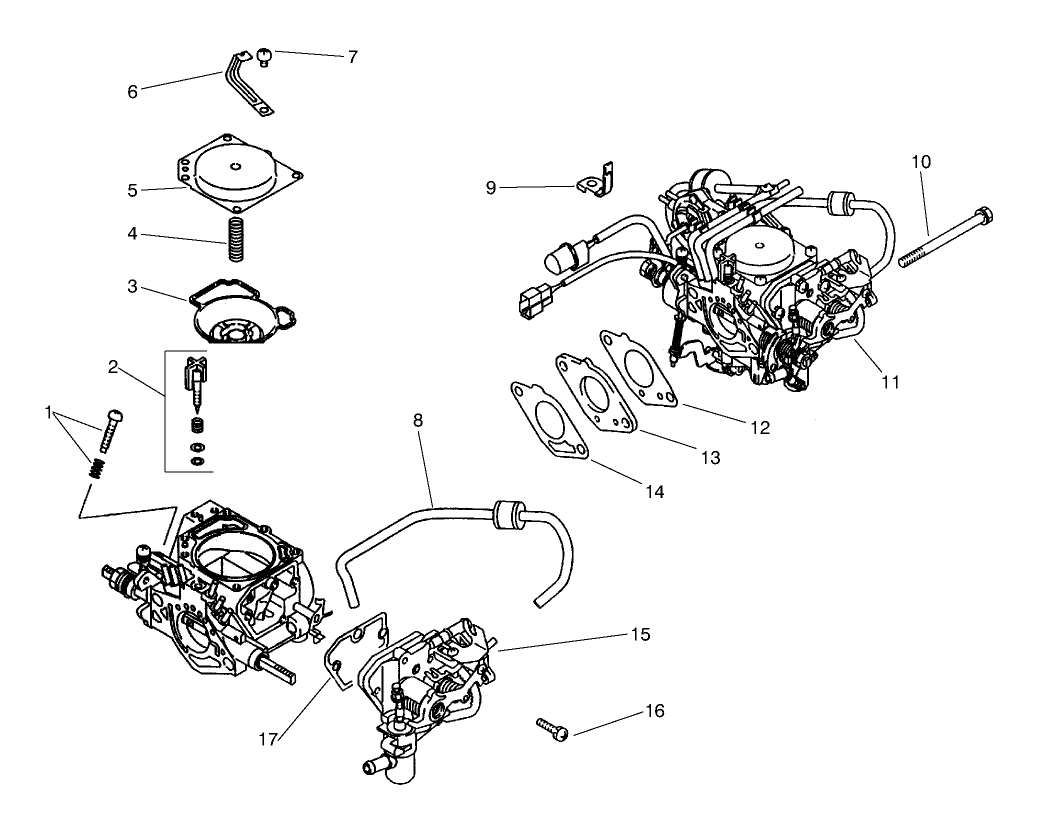 Carburetor Installation Assembly