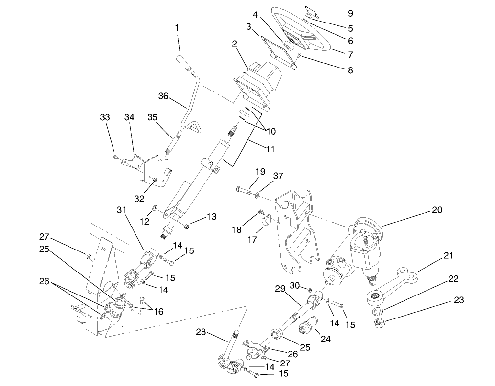 Steering Linkage Assembly
