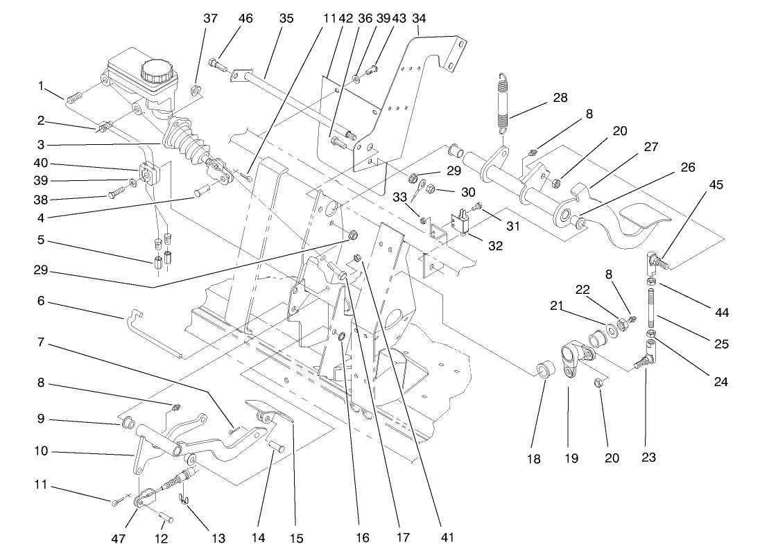 Brake & Accelerator Pedal Assembly