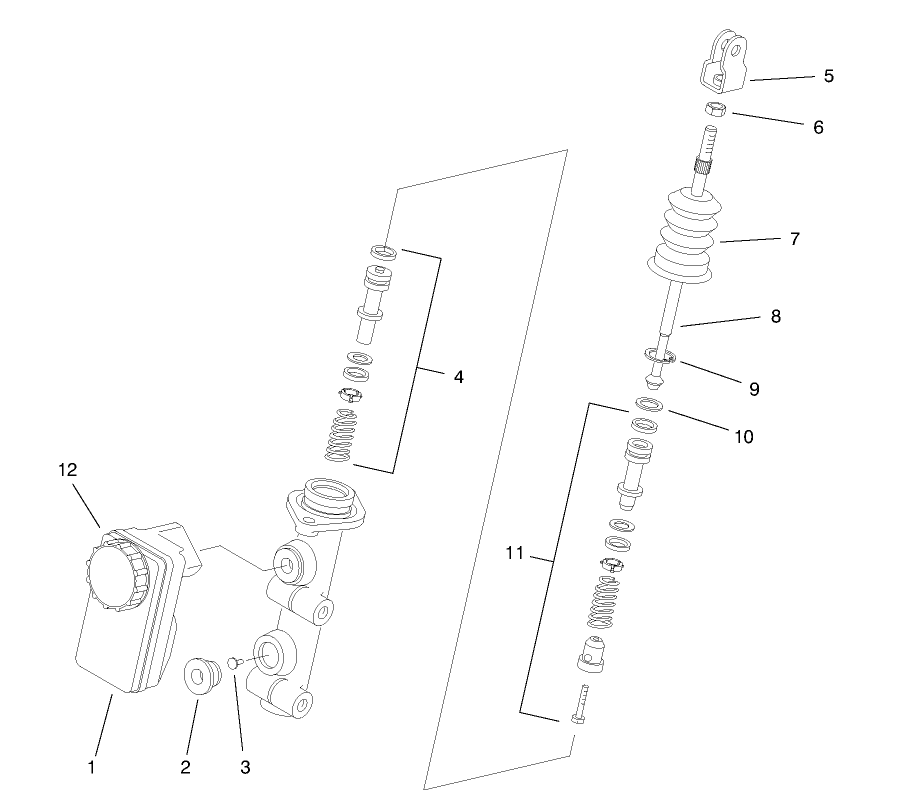 Master Brake Cylinder No. 94-3800