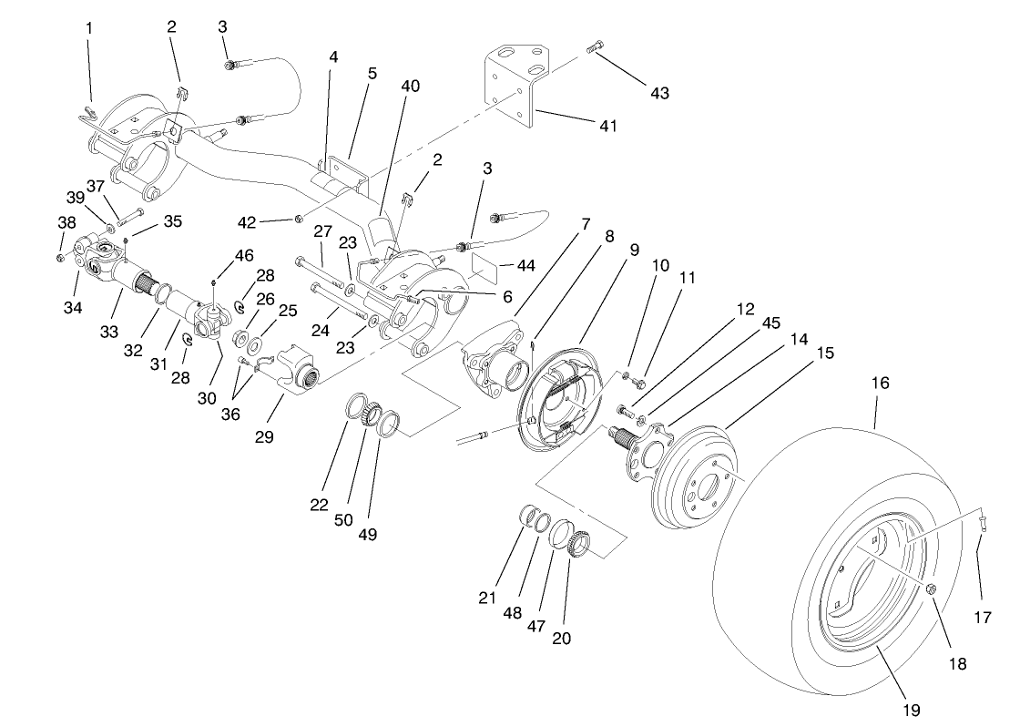 Rear Axle Assembly