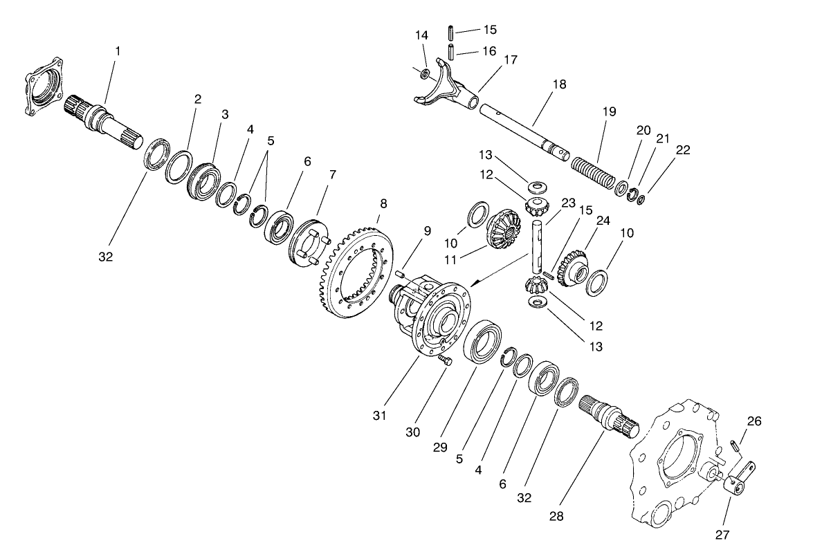 Differential Gear Assembly