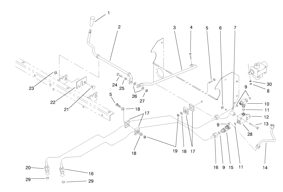 Lift Valve Linkage Assembly