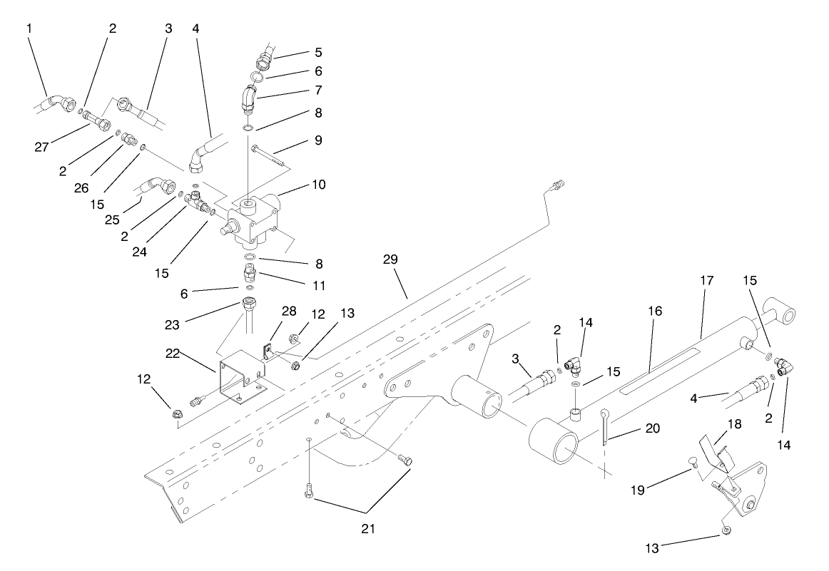 Lift Valve & Cylinder Assembly