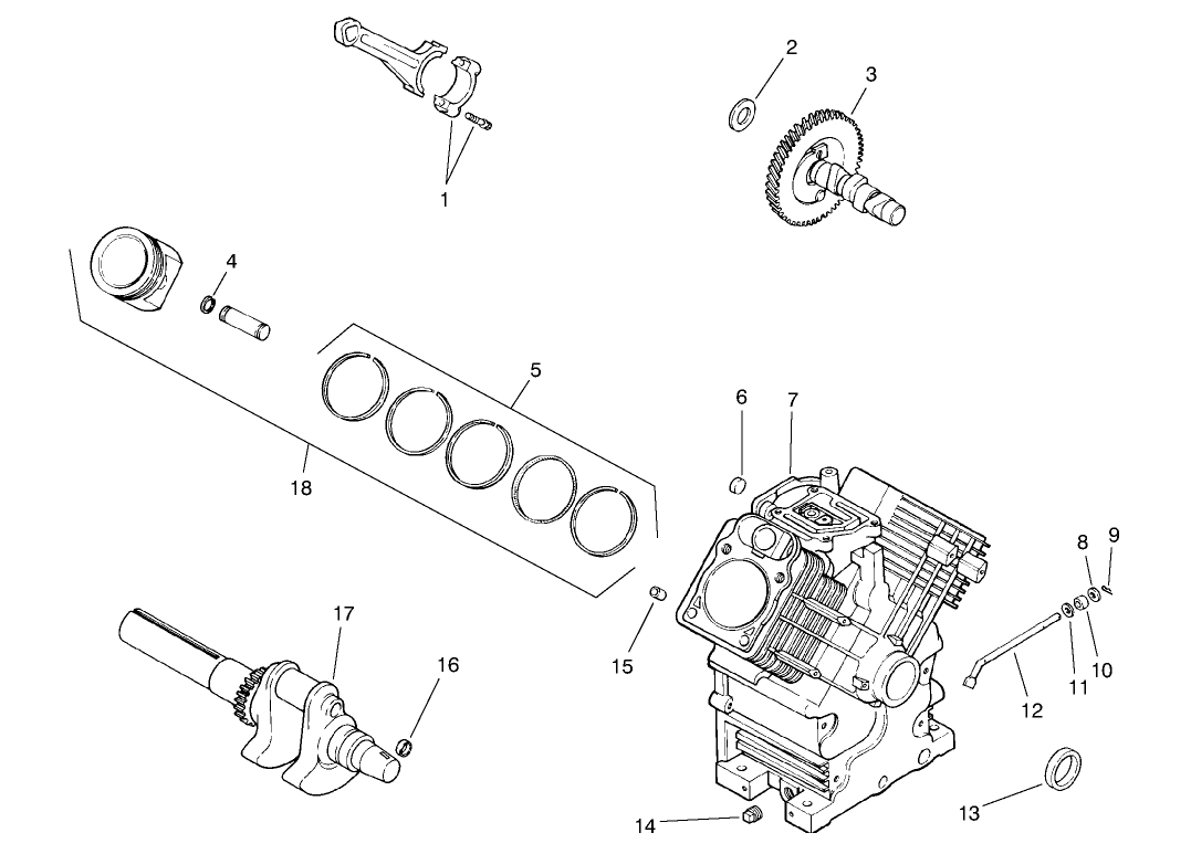 Engine Kohler Model Ch22s Spec. No. 66513