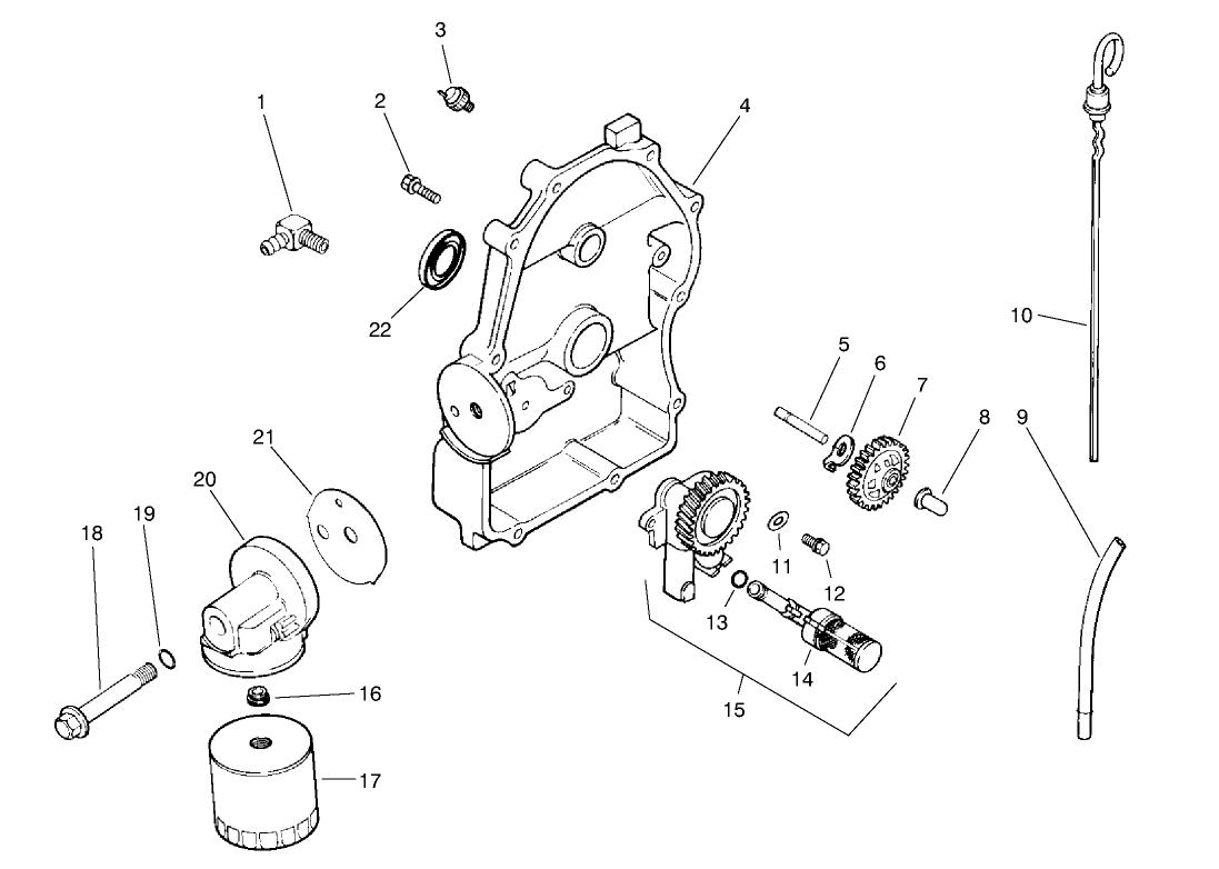 Engine Kohler Model Ch22s Spec. No. 66513 (cont.)