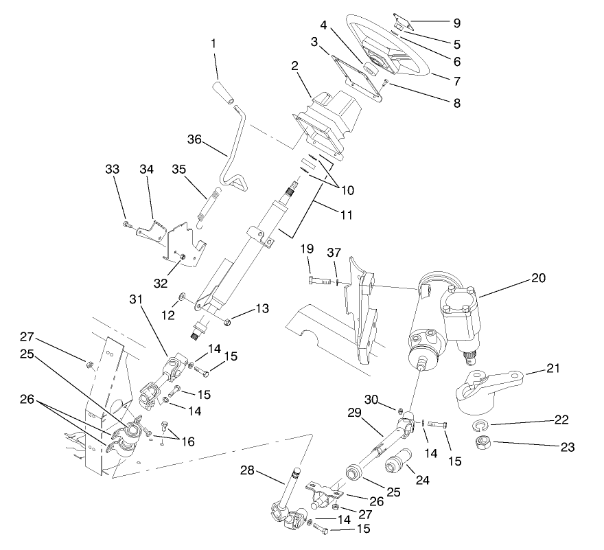 Steering Linkage Assembly