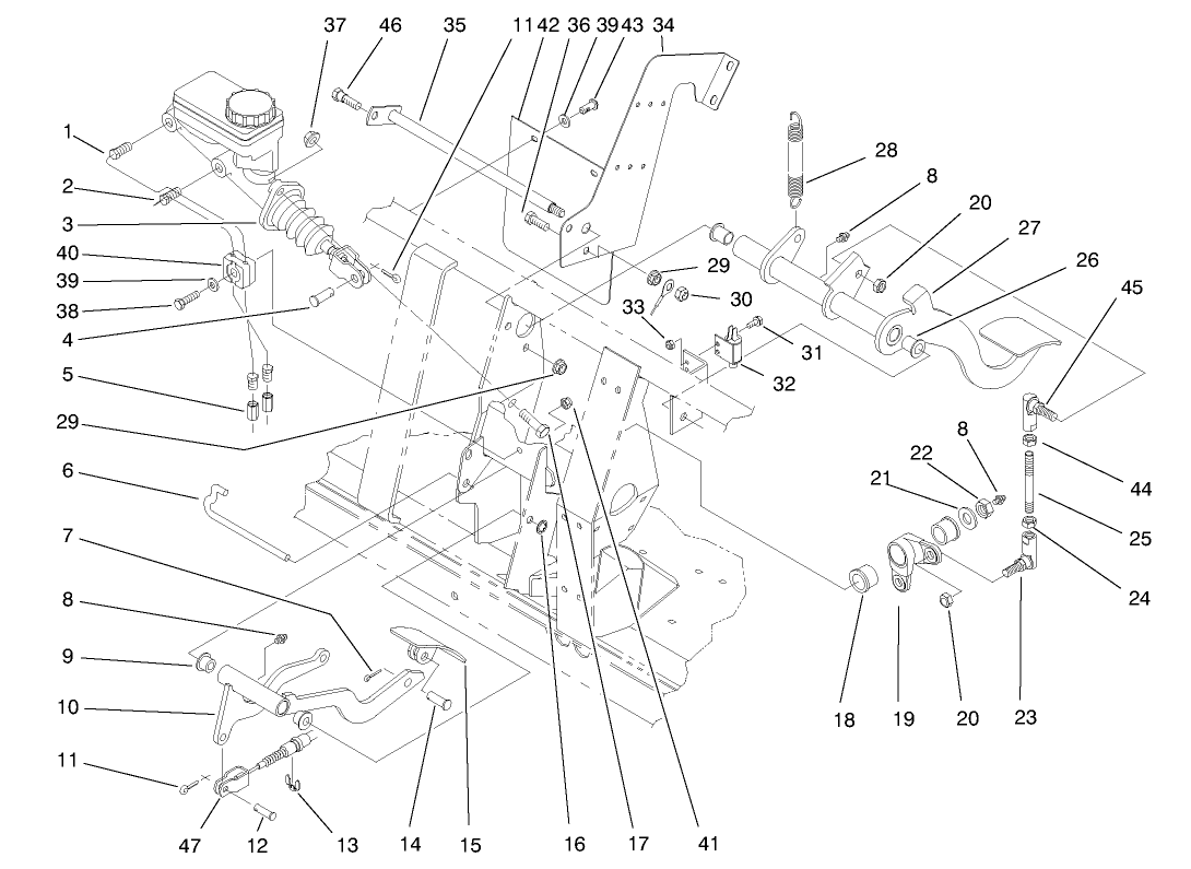 Brake & Accelerator Pedal Assembly