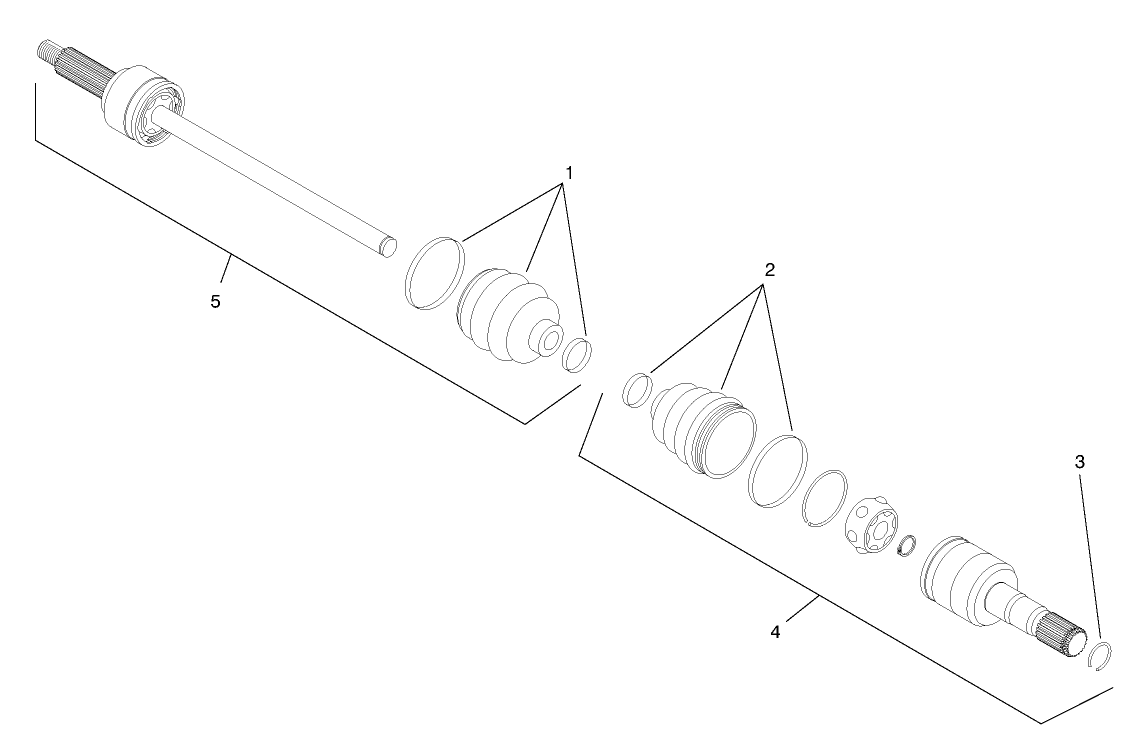 Constant Velocity (cv) Joint Assembly No. 93-7078