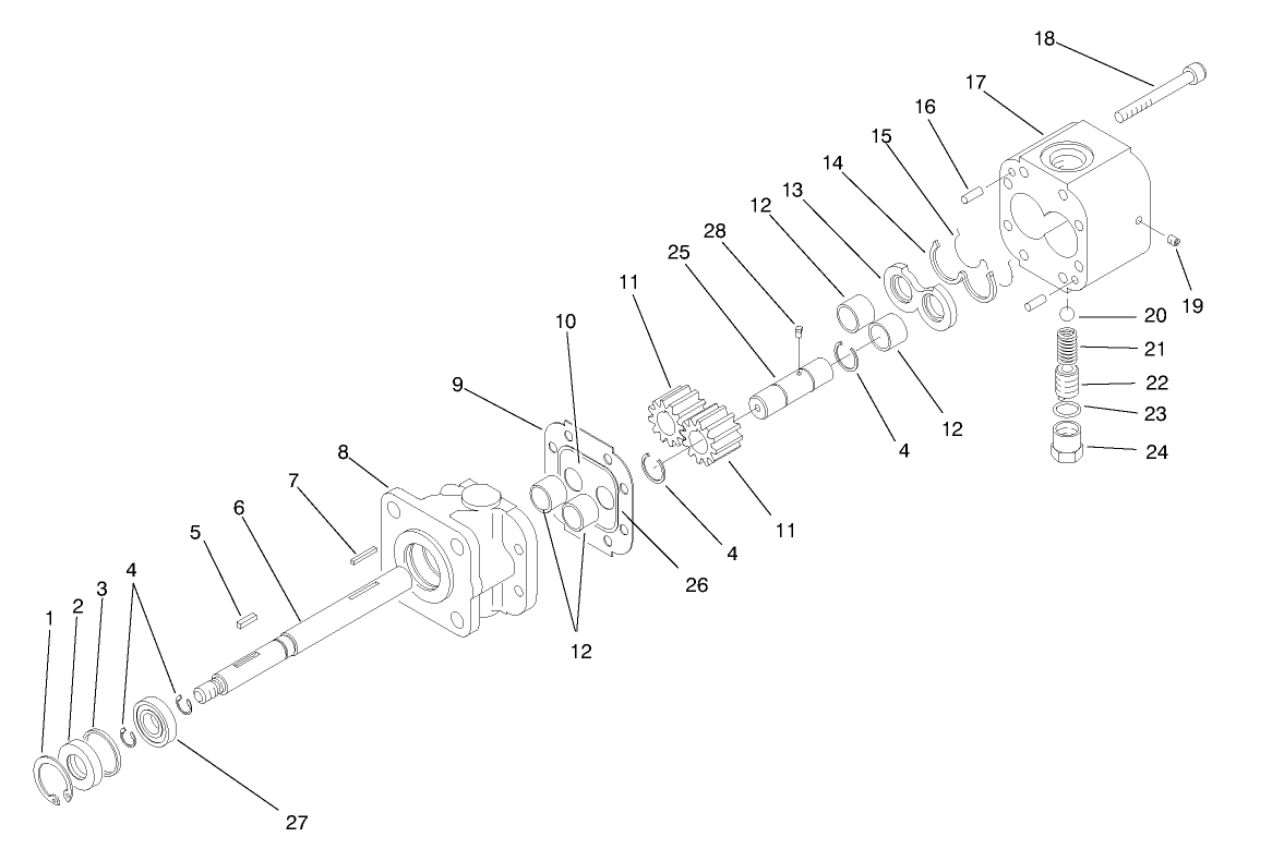 Hydraulic Pump Assembly No. 87-5700