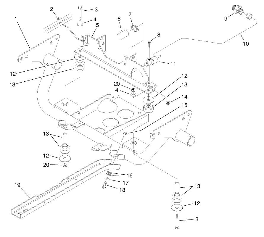 Engine Frame Assembly