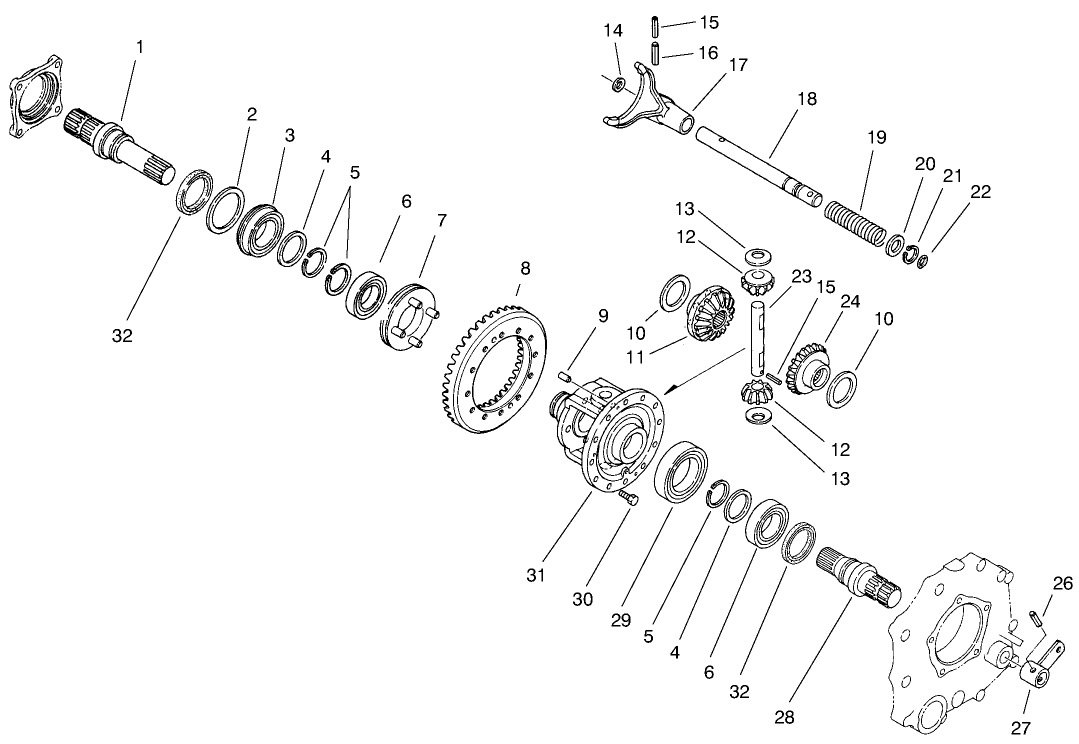 Differential Gear Assembly