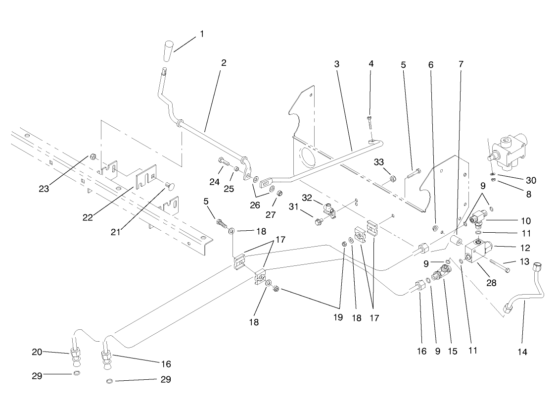 Lift Valve Linkage Assembly