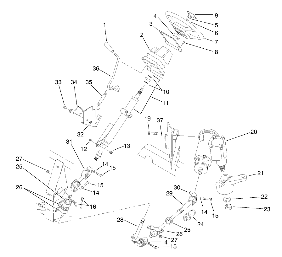 Steering Linkage Assembly