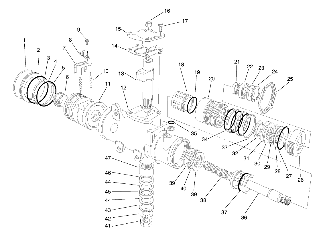 Steering Gear Assembly No. 87-1500