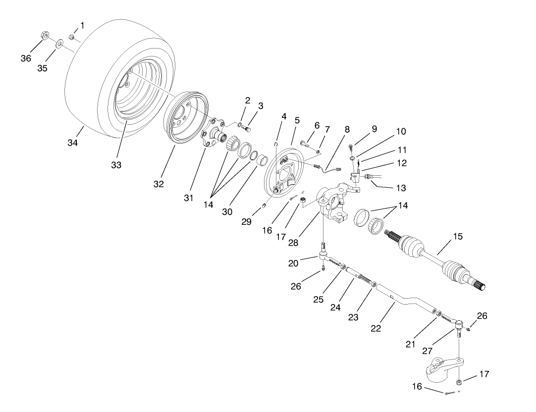 Front Wheel Assembly