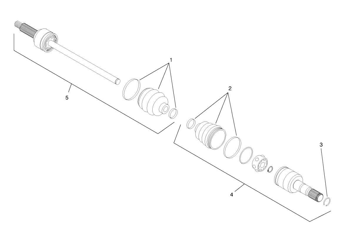 Constant Velocity (cv) Joint Assembly (no. 93-7078)