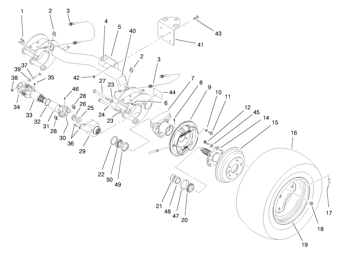 Rear Axle Assembly