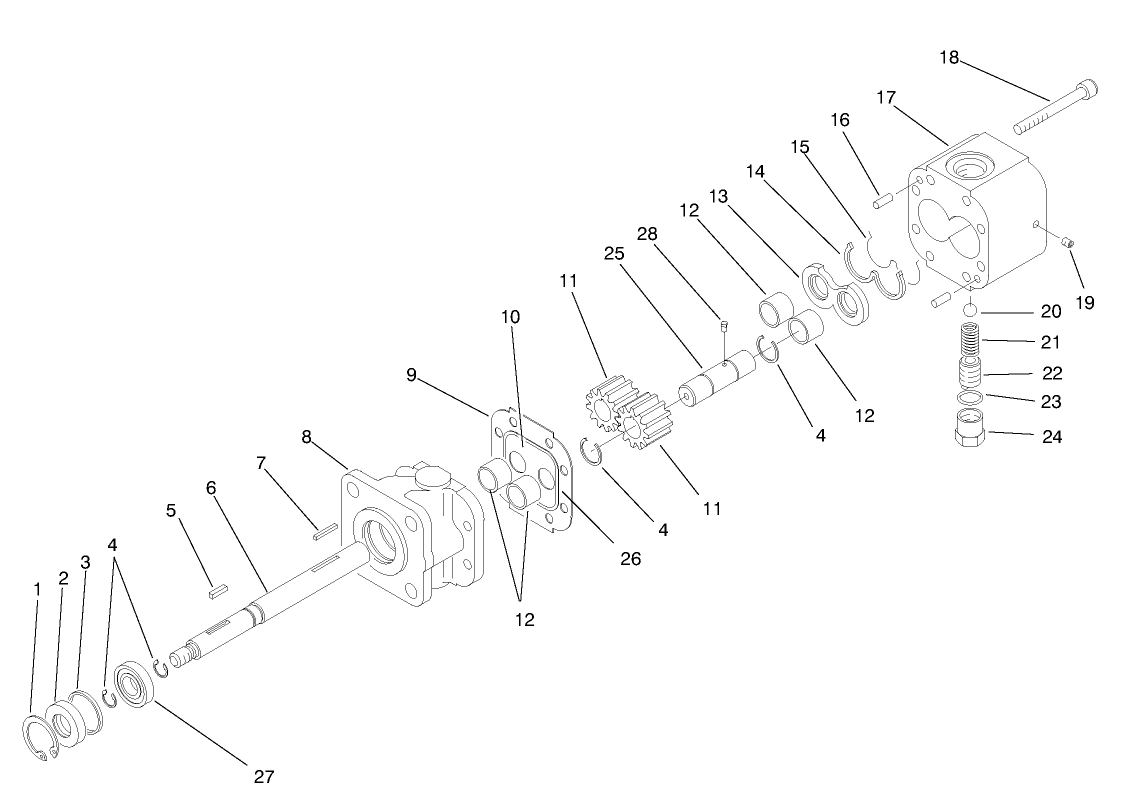Hydraulic Pump Assembly No. 87-5700