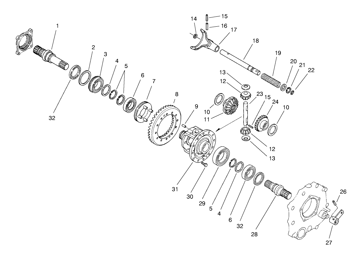 Differential Gear Assembly