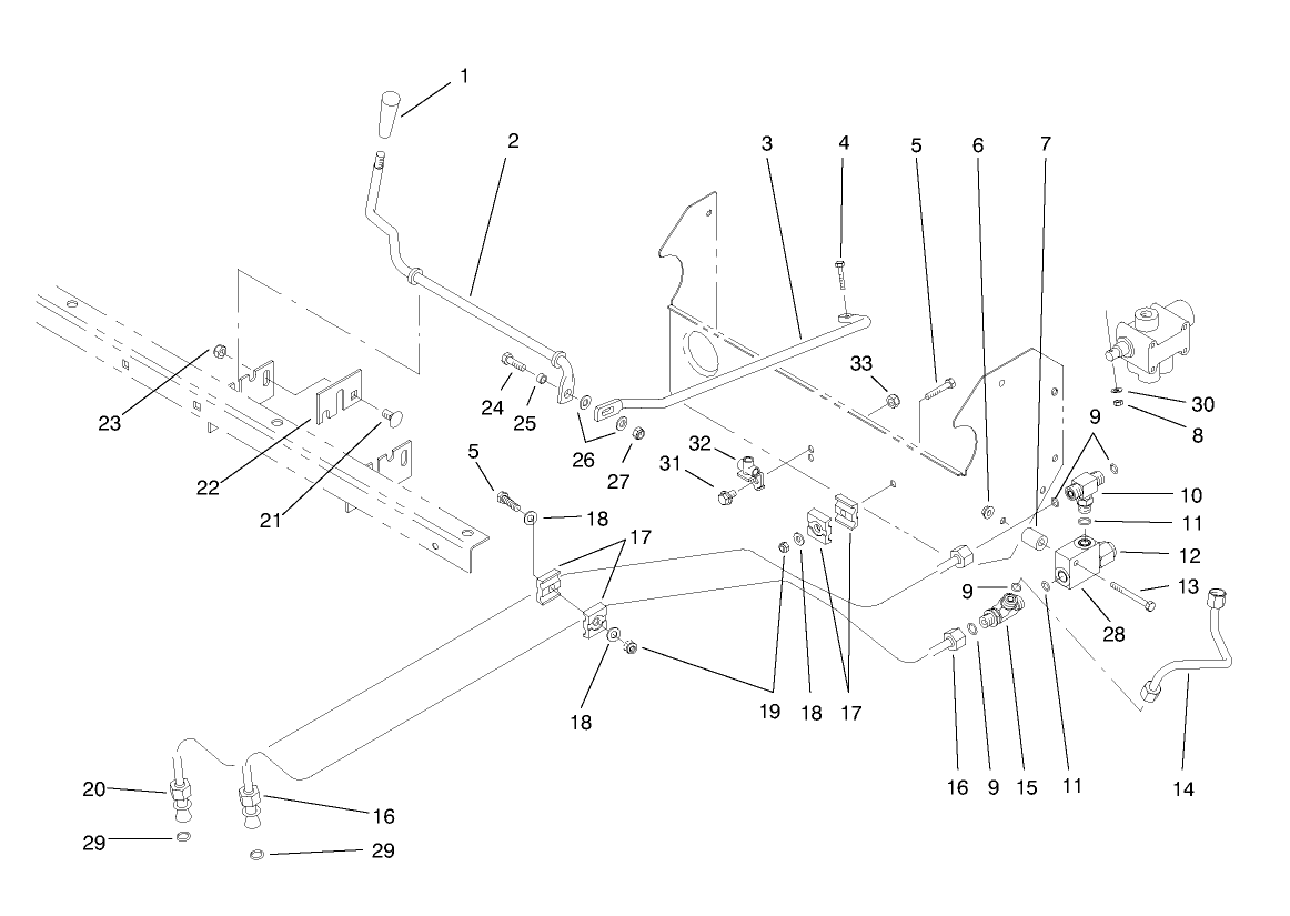 Lift Valve Linkage Assembly