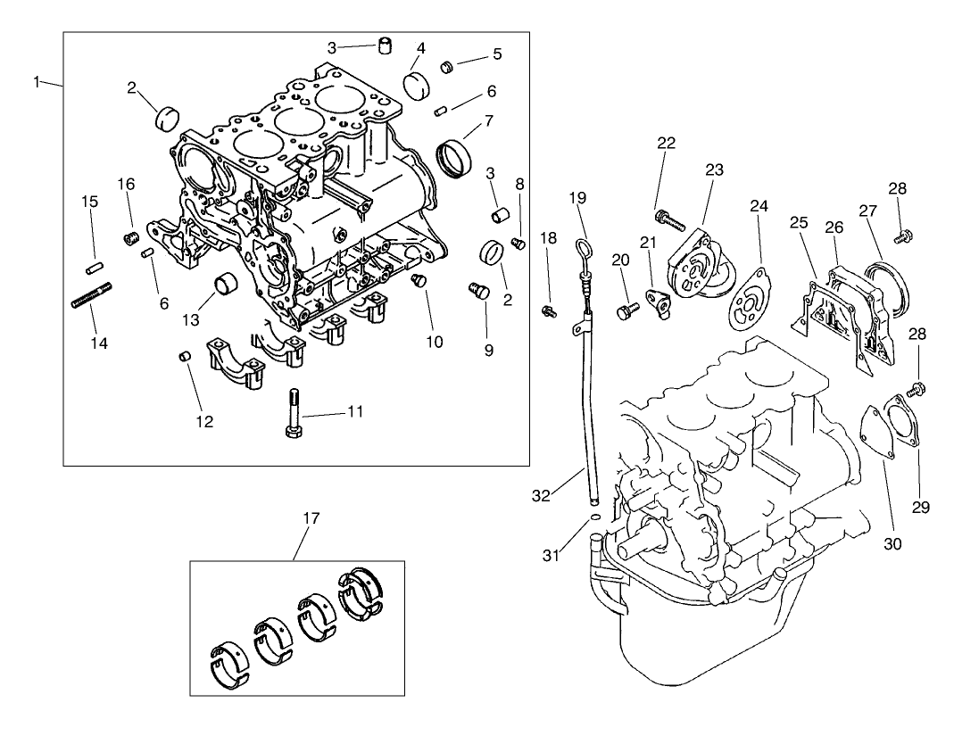 Cylinder Block Assembly