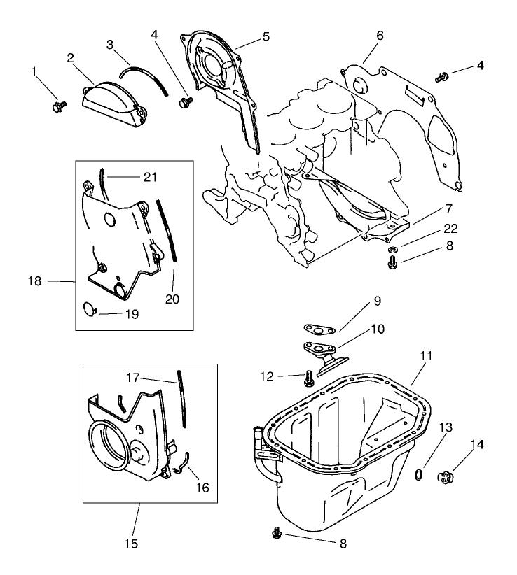 Covers & Oil Pan Assembly