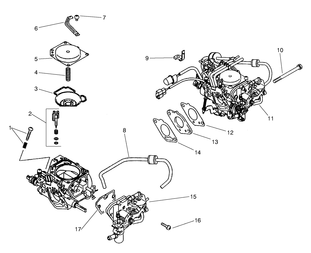 Carburetor Installation Assembly