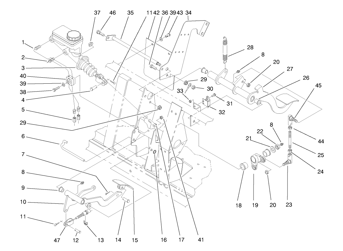 Brake & Accelerator Pedal Assembly