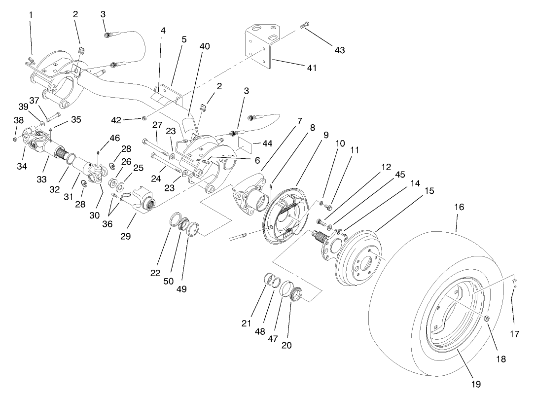 Rear Axle Assembly