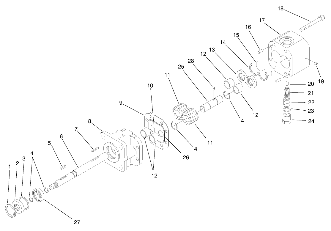 Hydraulic Pump Assembly No. 87-5700