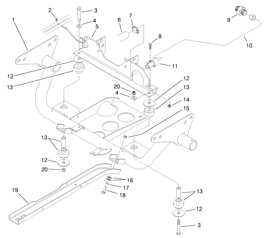 Engine Frame Assembly