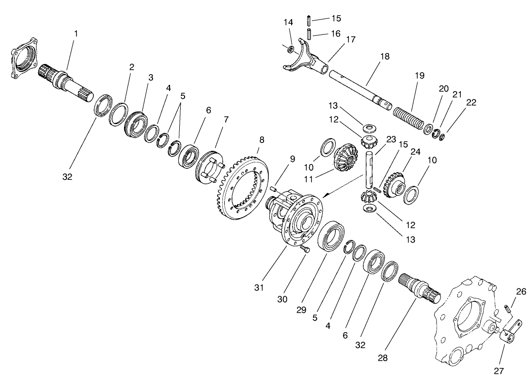 Differential Gear Assembly