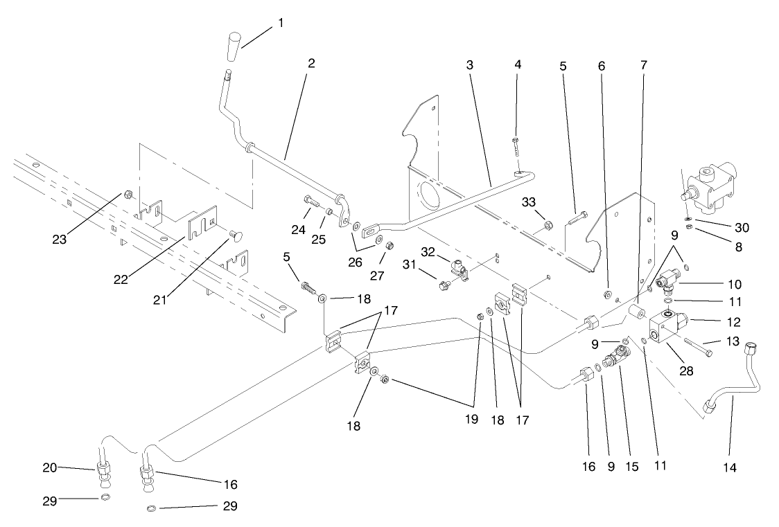 Lift Valve Linkage Assembly
