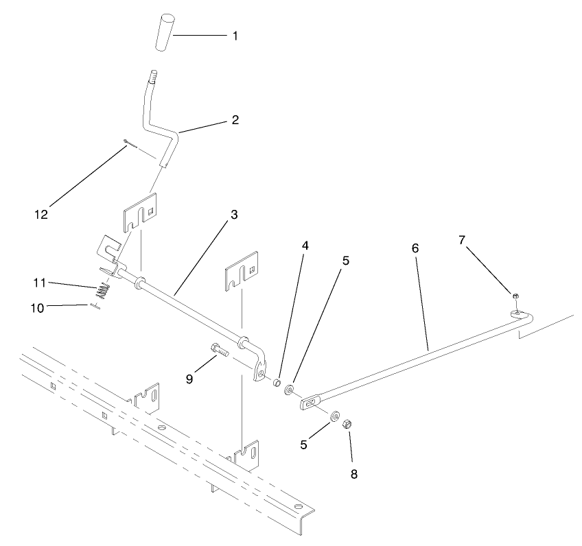 Remote Hydraulics Control Lever & Linkage