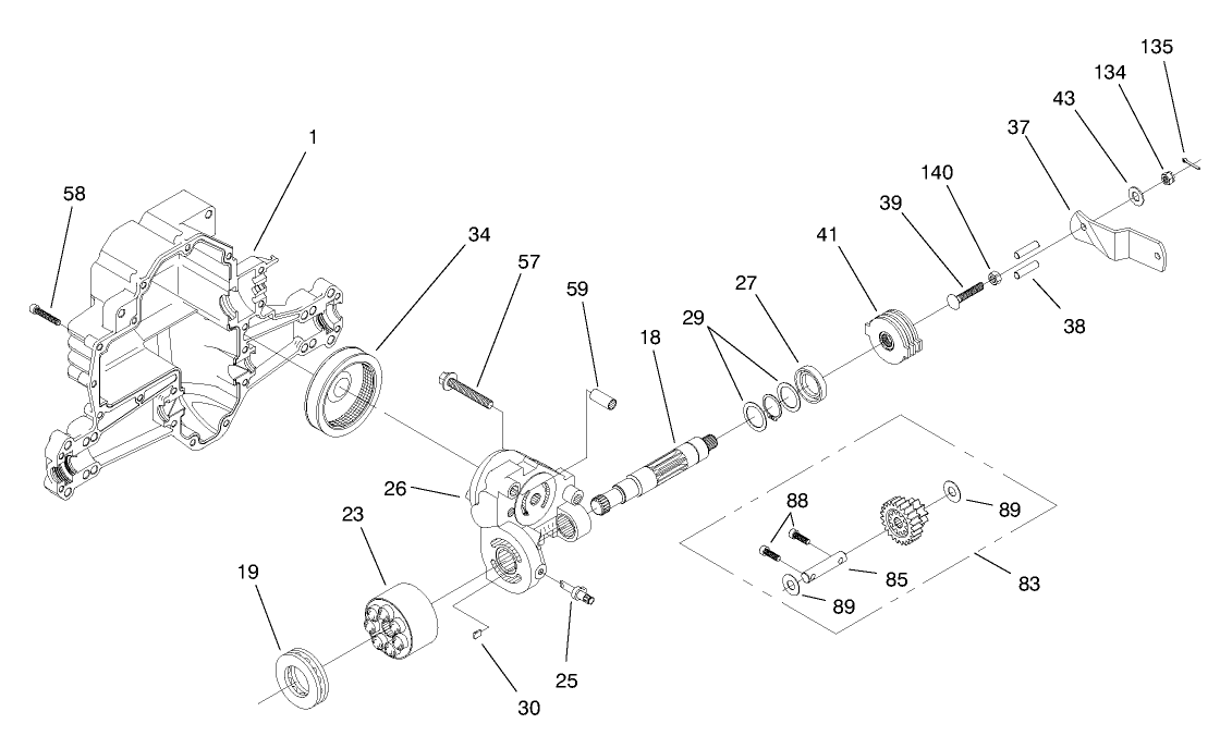 Hydro Transaxle Assembly (continued)