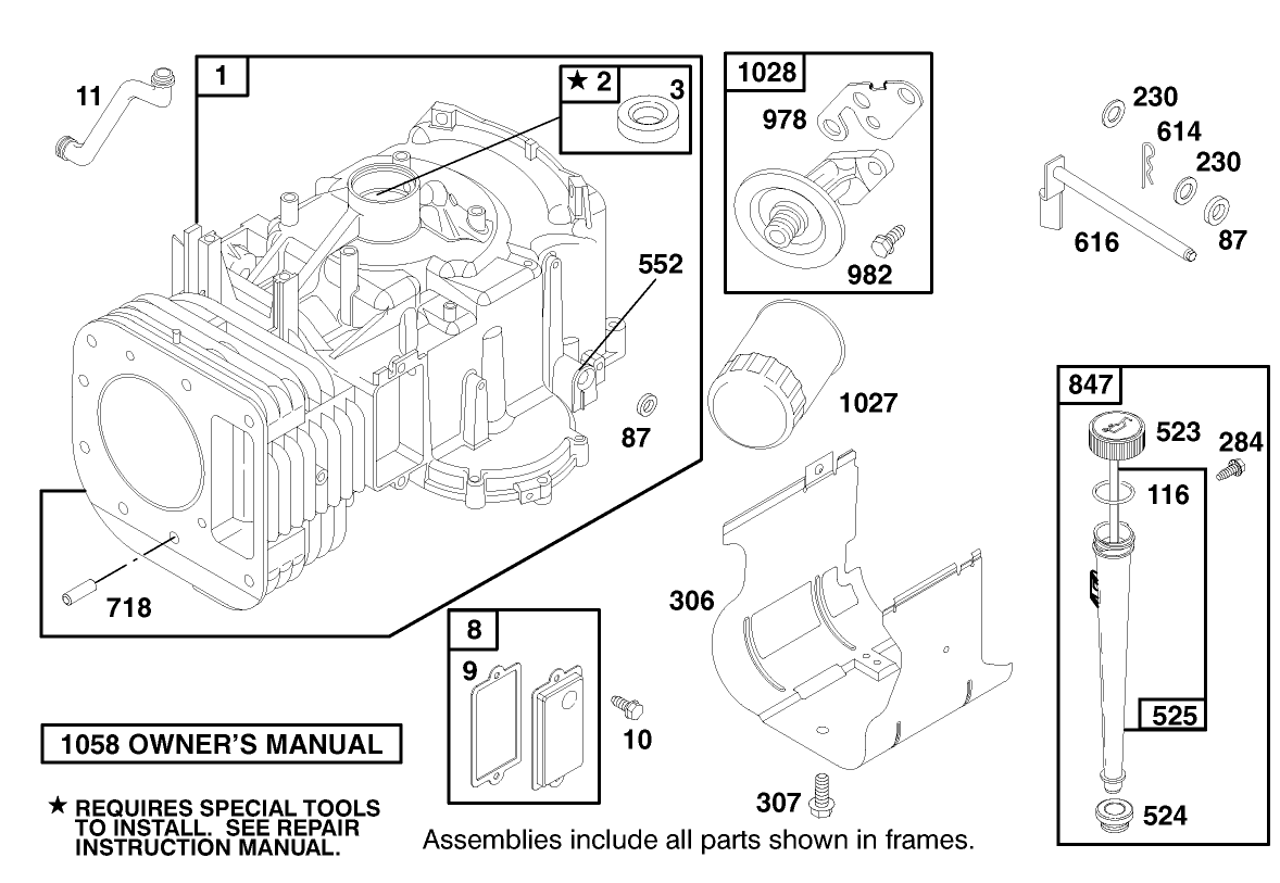 Engine Briggs & Stratton Model 28q777-0668-E1